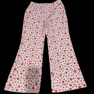 💥FREE With $10 Purchase💥Heart Patterned Wide-Leg Pants
